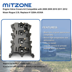MITZONE valve cover kit for Nissan Rogue 2.5L, complete contents for quick installation