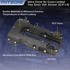 MITZONE valve cover kit packaging shows a complete set for replacement