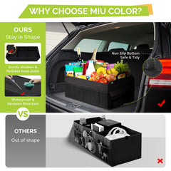 MIU COLOR trunk organizer durable non-woven fabric for lasting use.