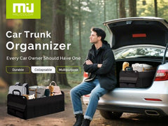 MIU COLOR trunk organizer ergonomic handles for easy carrying.
