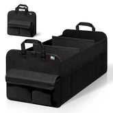 MIU COLOR trunk organizer for SUV with 32x13x12 inches keeps groceries organized.