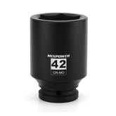 Mixpower cr-mo deep impact socket 42mm for high-torque work.