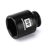MixPOWER half-inch drive deep impact socket 46mm for high-torque wheel work.