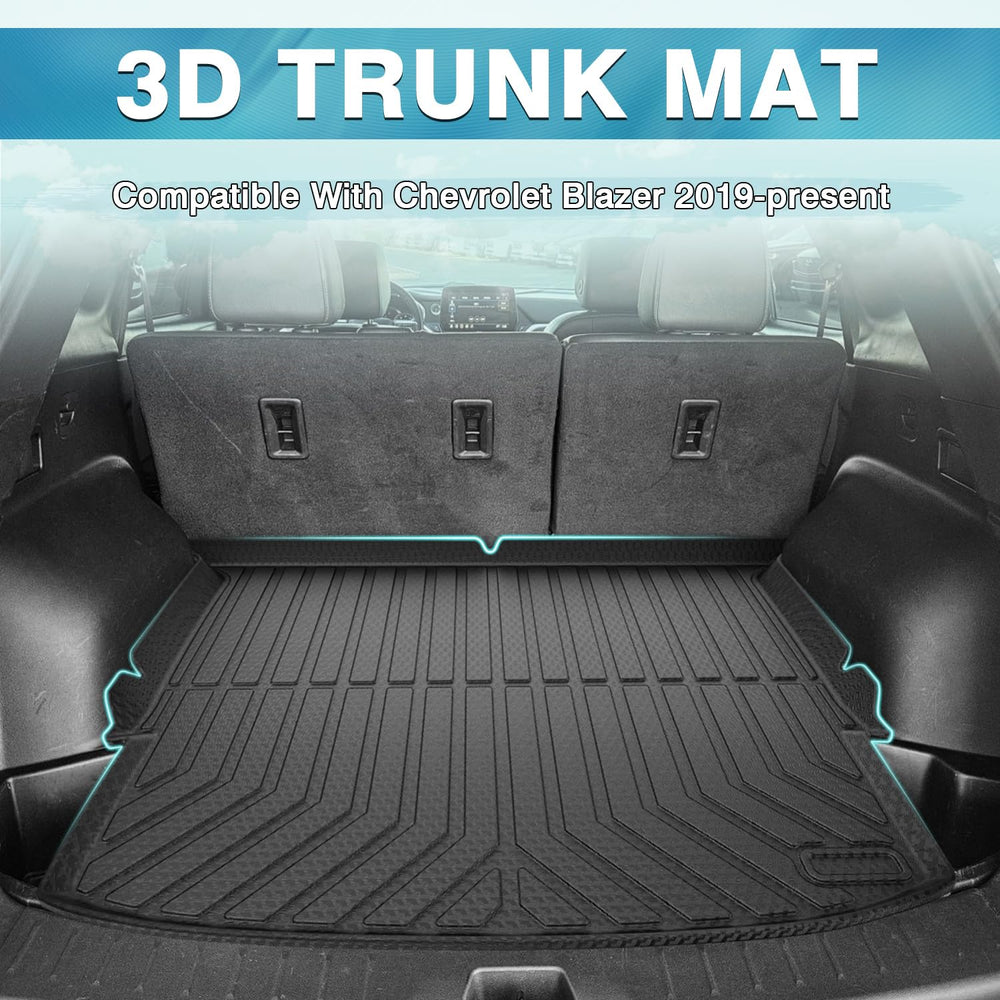 Mixsuper Blazer trunk mat with non-slip surface keeps items from shifting.