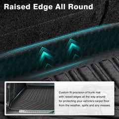 Mixsuper Suburban trunk mat laid flat highlights clean cargo area.