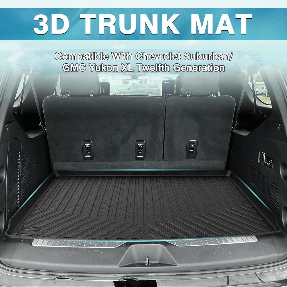 Mixsuper cargo liner for Yukon XL close-up shows non-slip texture.