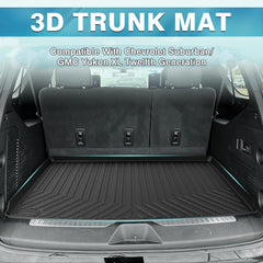 Mixsuper cargo liner for Yukon XL close-up shows non-slip texture.