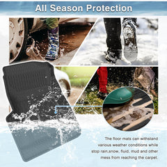 Mixsuper easy-to-clean mats wipe clean or hose off after adventures.
