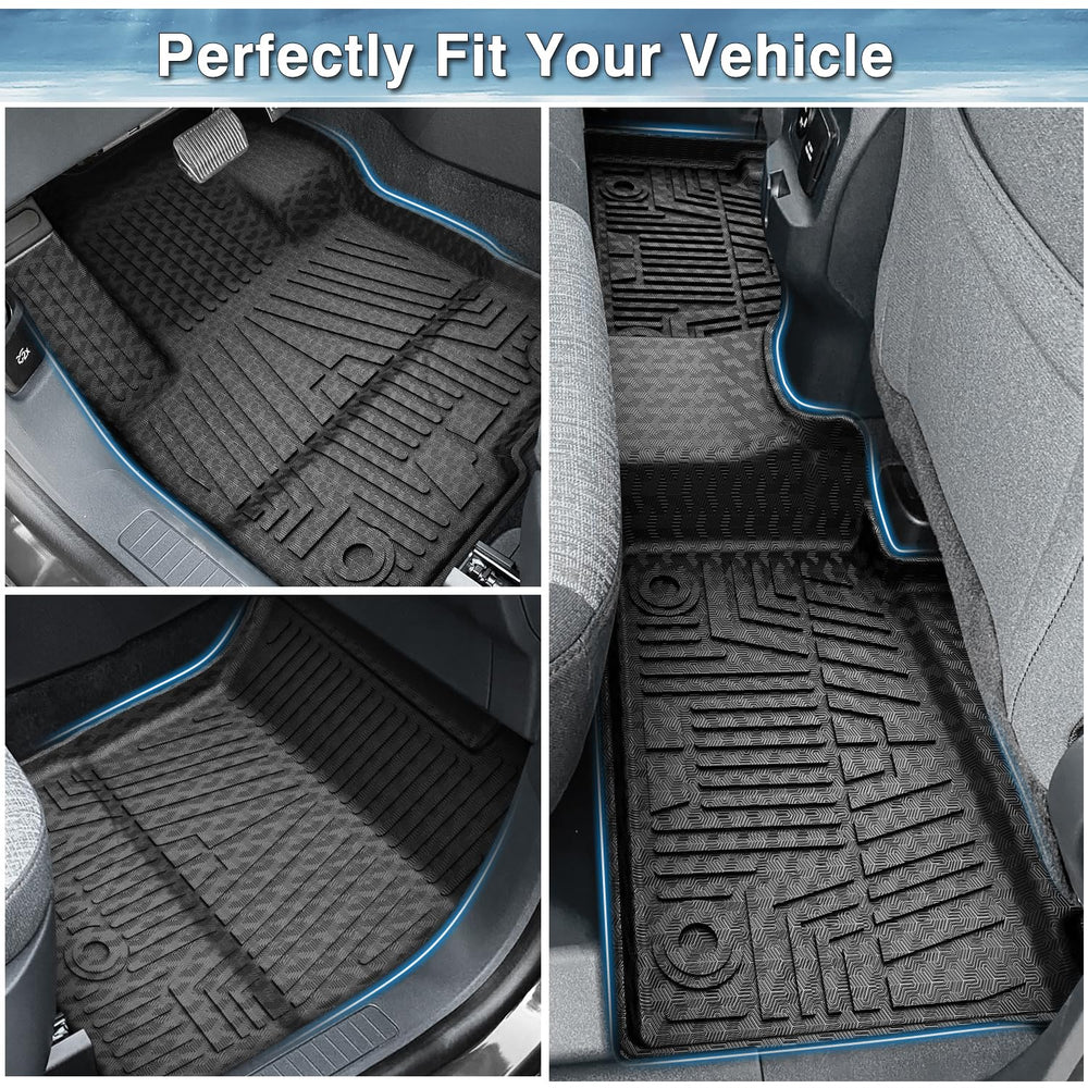 Mixsuper floor mats non-slip texture enhances grip in wet conditions.