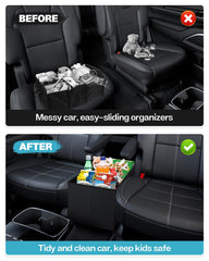 Mixsuper Liner kids toys organization shows clutter-free backseat.