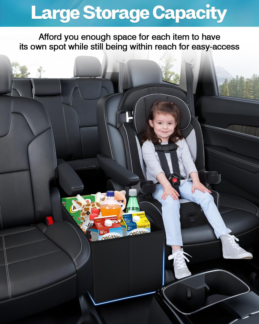 Mixsuper Liner Telluride dog toy storage area keeps pets secure.