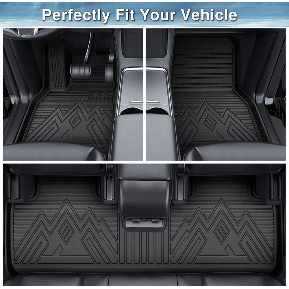 Mixsuper textured non-slip surface floor mat traps debris and keeps cab cleaner.