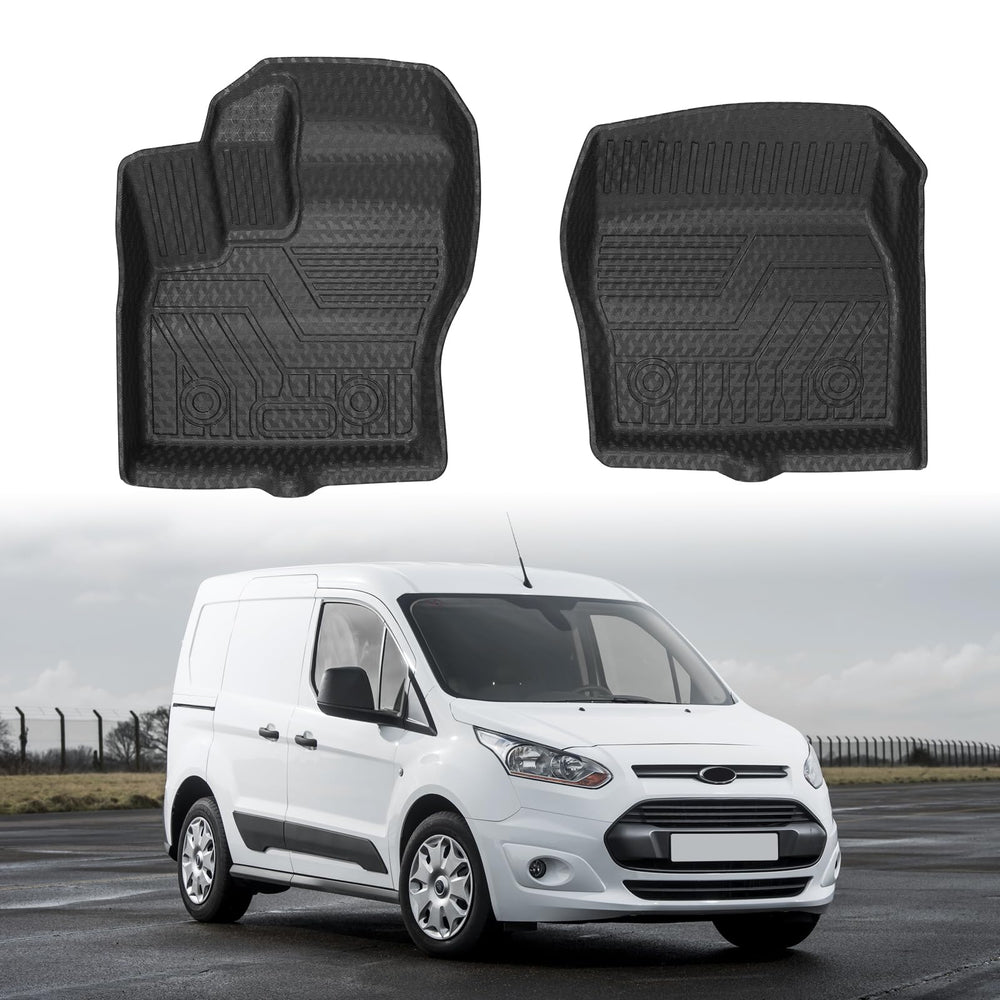 Mixsuper front floor mat for Ford Transit Connect with precise fit and protection.