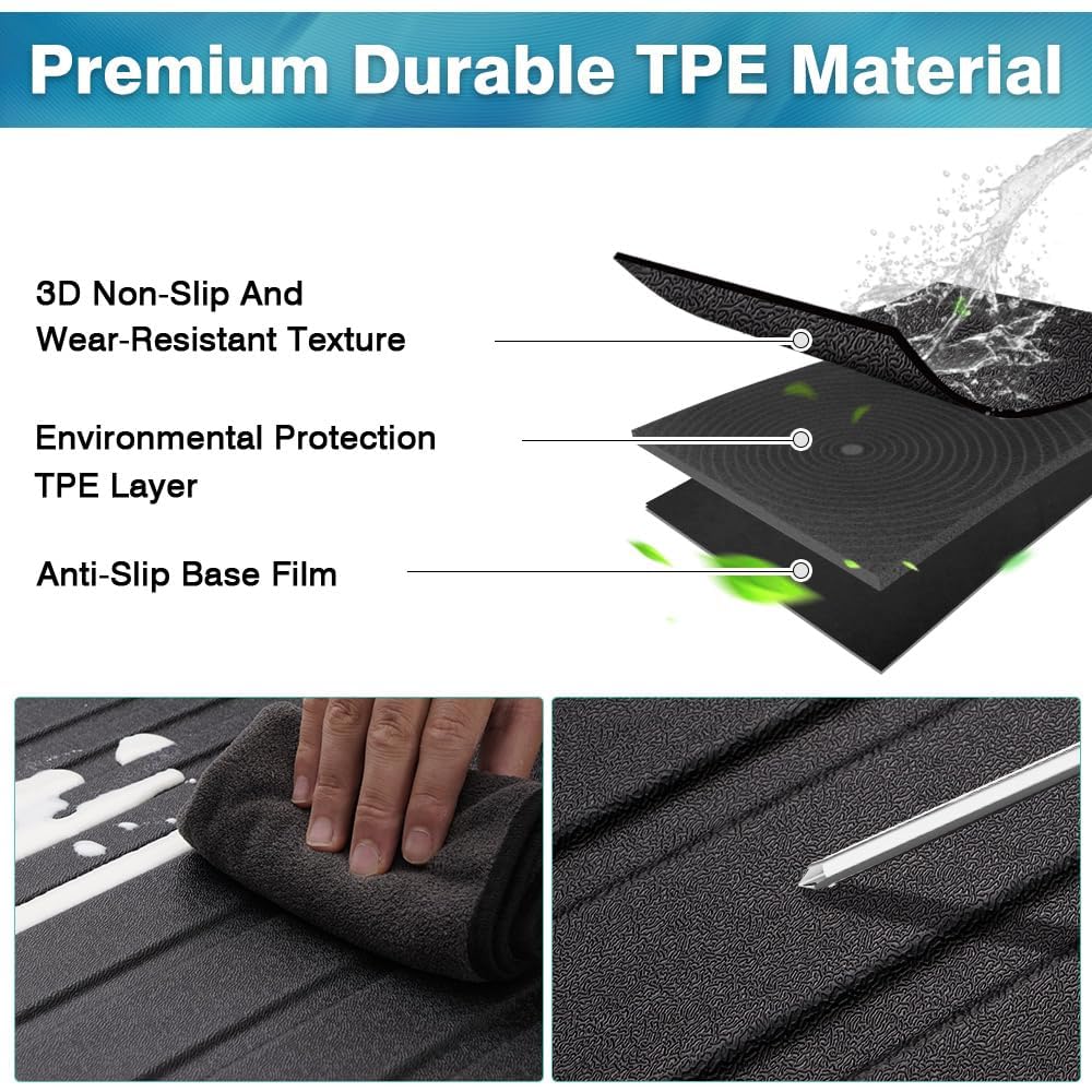 Mixsuper trunk liner is easy to wipe clean after trips