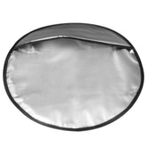 MiOYOOW steering wheel sun shade cover front view showing heat protection and comfort