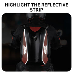 mjmoto waterproof zippers and fabric resist rain during city rides