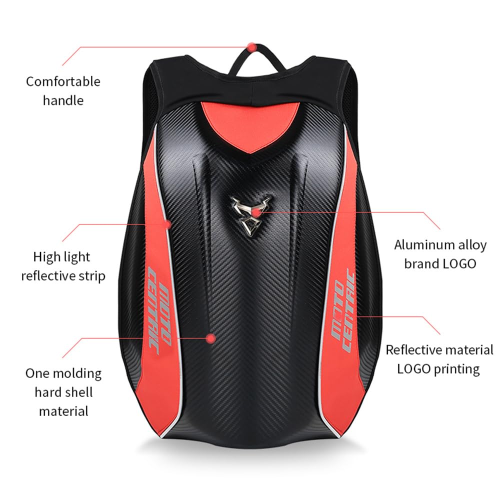 mjmoto large capacity bag holds essentials without bulk