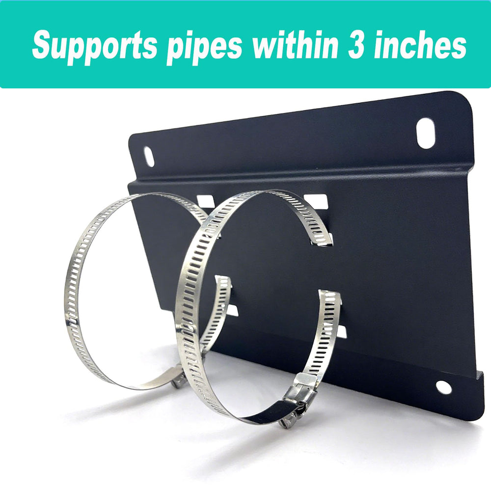 MJNAUY brush guard license plate mount shows universal compatibility for heavy-duty trucks.