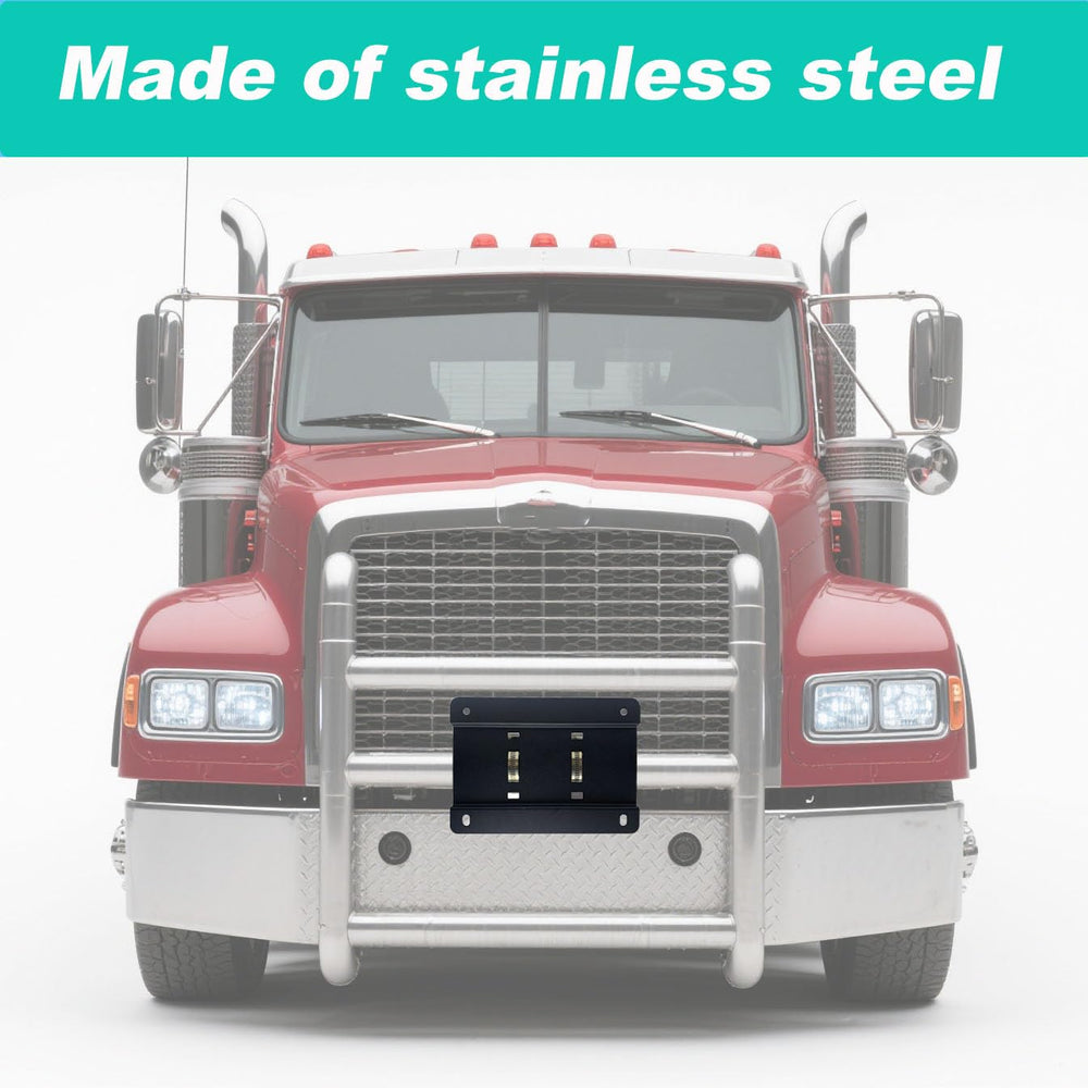 MJNAUY carbon steel construction with black finish communicates durability and weather resistance.