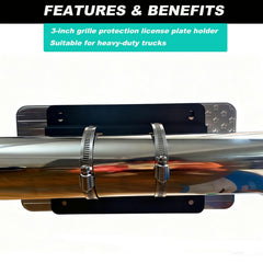 MJNAUY no-drill installation shows quick, tool-friendly mounting with included hardware.