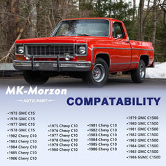 MK-Morzon Chevy C10 rear shock extenders improve stance.