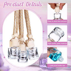 Mkhaslri empty glass diffuser bottle for refillable fragrance.