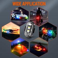 MNJ Motor emergency warning lights ideal for camping and nighttime driving