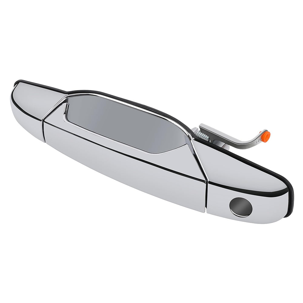 MNJWS exterior chrome door handle for front driver side with weather-resistant finish
