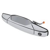 MNJWS exterior chrome door handle for front driver side with weather-resistant finish