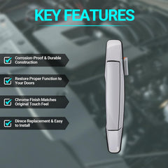 MNJWS OEM-design chrome door handle—easy upgrade with direct fit