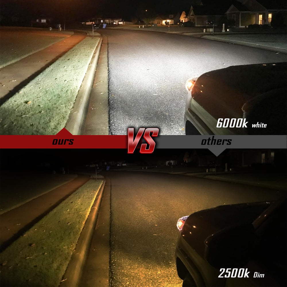 MNWHUC LED low beam lighting improving night visibility on curves.