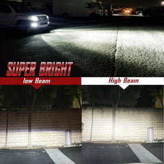 MNWHUC 6000K cool white light provides natural nighttime perception.