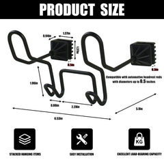 Moalaok headrest hooks keeping helmets secure and accessible during daily use