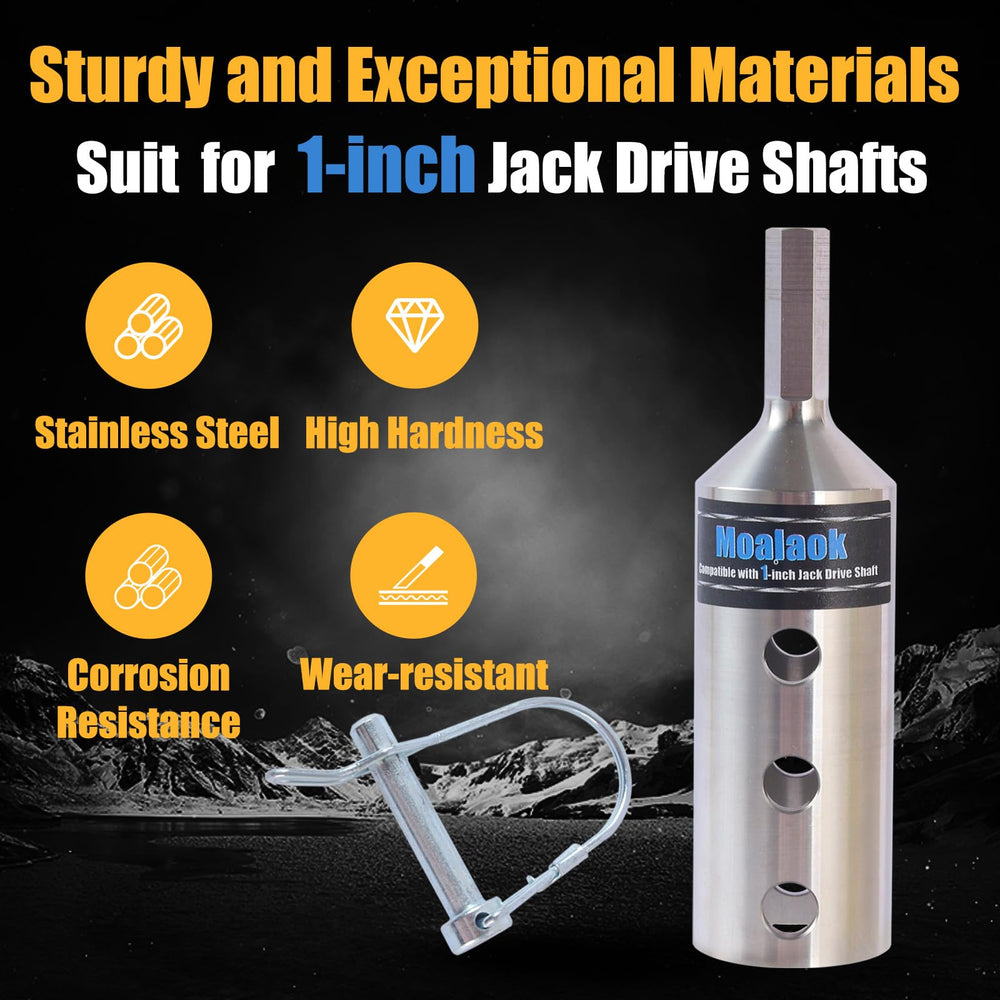 Moalaok quick-install with wire lock pins for tool-free setup