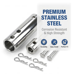 Moalaok tool-free installation sliding onto jack shaft