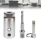 Moalaok universal adapter for 1-inch jack shafts enables fast maintenance.