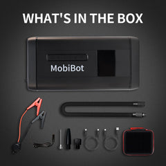 MobiBot 4000A built-in LED light illuminates a campsite at night