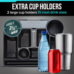 Moblorg Hidden compartment safely conceals valuables like wallets and keys