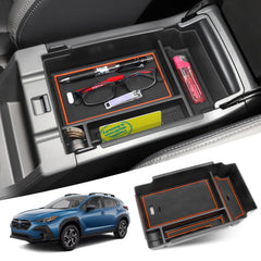 MOCHENT center console organizer for Crosstrek offers precise fit and clutter-free cabin storage.