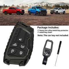 MOCHENT Chevy GMC key cover compatible with Silverado and Sierra models