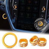 MOCHENT engine start stop button ring in gold adds style and protection.
