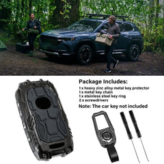 MOCHENT gunmetal finish key fob cover adds upscale style