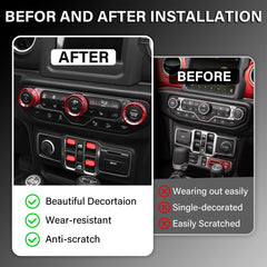 MOCHENT Gladiator JT red button cover adds color and easy access.