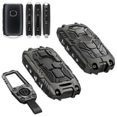 MOCHENT Mech Style gunmetal zinc alloy key fob cover for Mazda CX-5, front view showing sleek protection
