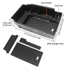 MOCHENT center console includes USB access hole for charging cables