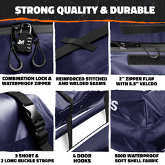Mockins rooftop bag stored in its included storage bag.