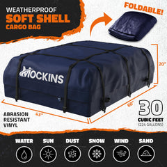 Close-up of Mockins waterproof zipper under flap for moisture protection.