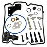 MOCW 6.0L STC HPOP kit front view with updated leak-resistant fitting