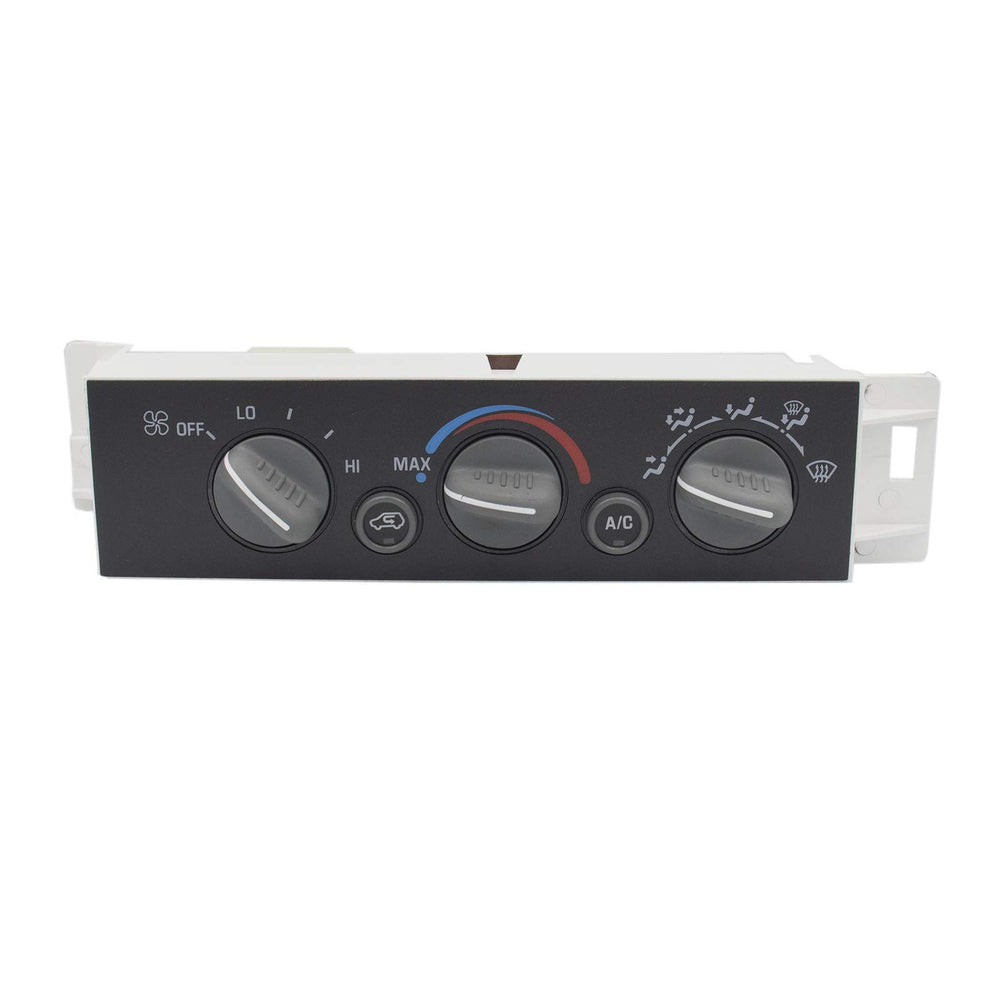 MOCW AC Heater Control Panel front view enhances fit and dashboard aesthetics.
