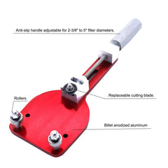 MOCW billet aluminum body shows sturdy, durable construction.